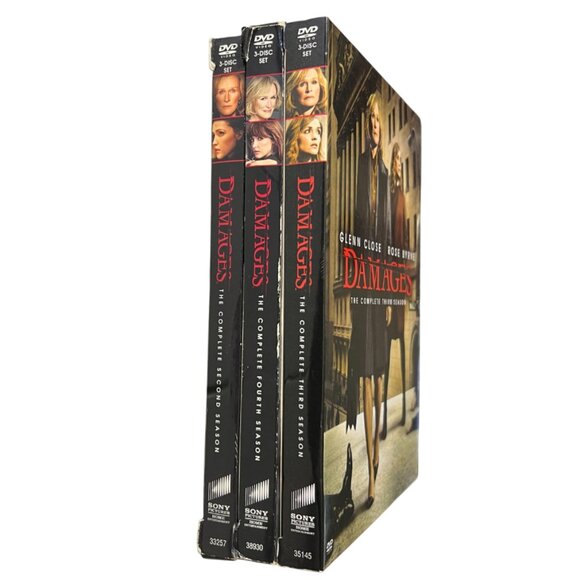 Damages TV Series DVD Seasons 2, 3, 4, Pre-owned - Picture 2 of 11